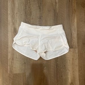 Lululemon white shorts